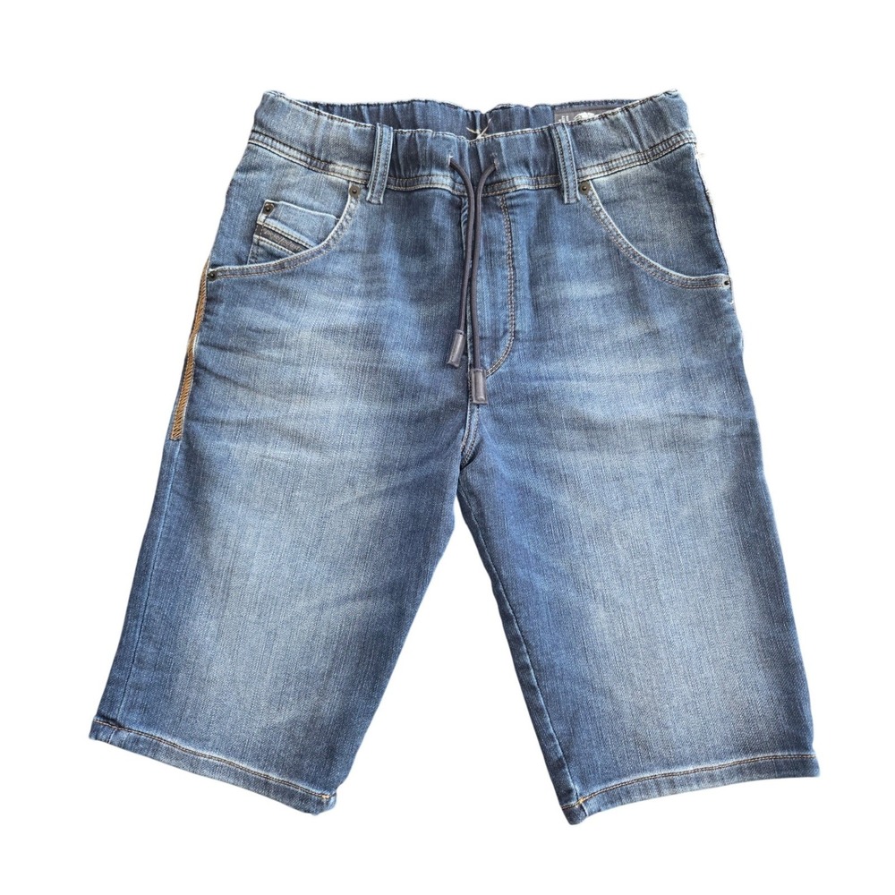 Diesel D-Krooshort-NE JoggJeans Mens 28 Medium Wash Denim Shorts Designer Luxury